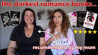 the DARKEST romance books EVER.. according to my mother ☠️🔪🩶