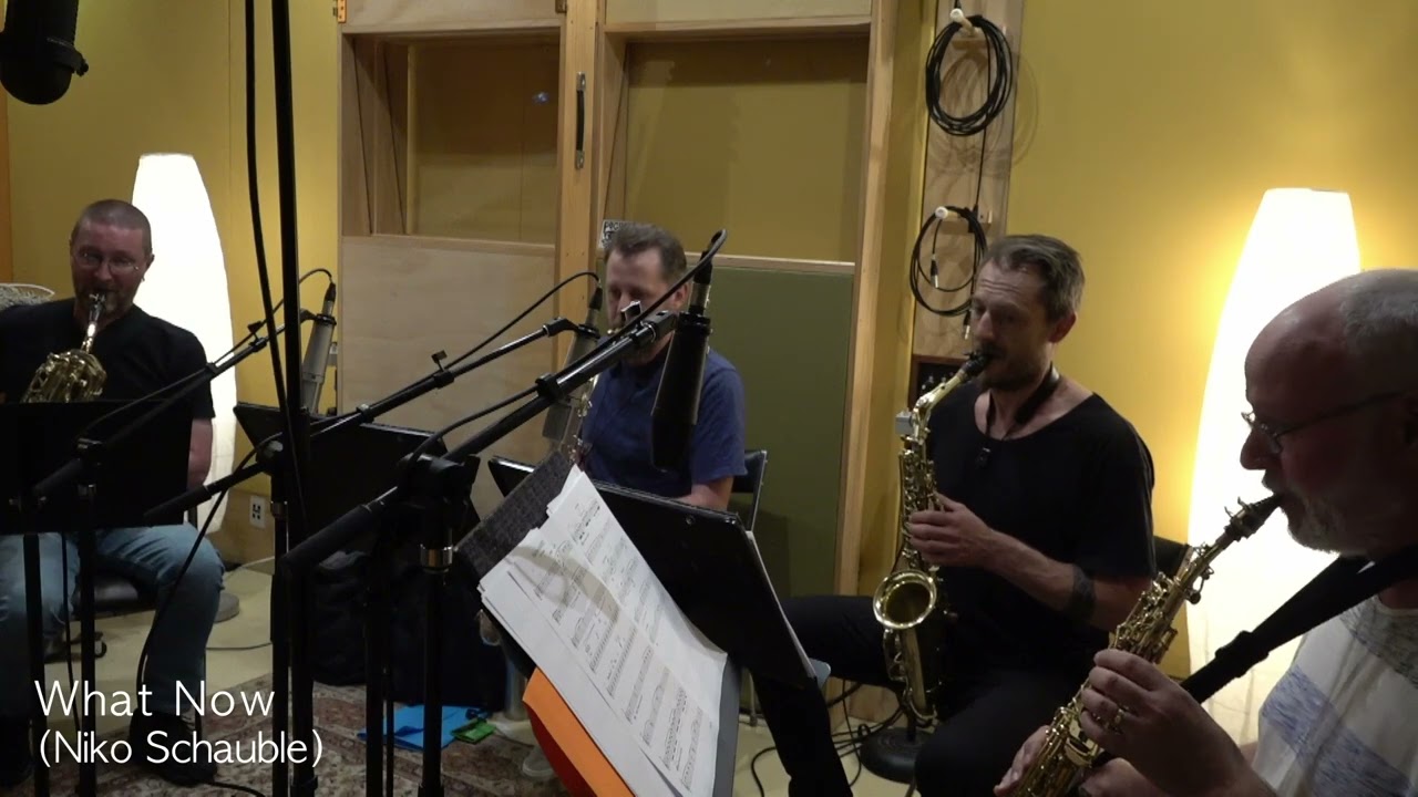 The Melbourne Saxophone Quartet plays 'What Now' by Niko Schauble