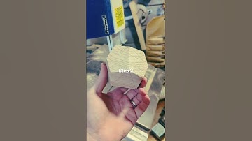 solid oak d20 icosahedron #icosahedron #d20 #woodwork #dnd #ttrpg #bandsaw