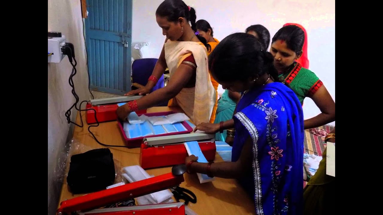 HOW TO MADE SANITARY NAPKIN PAD TRAINING BY AFZAL SHAIKH FROM S.A
