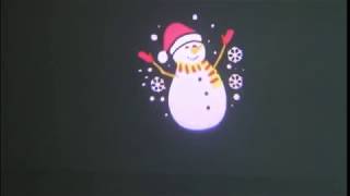 Christmas LED Projector Animation High Light Interchangeable slides Garden Lawn Landscape