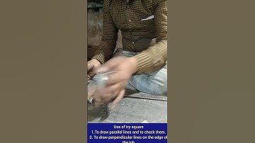 live demonstration of use of Try Square