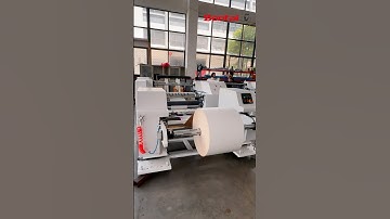 Zontai semi automatic paper slitting machine #shorts #slittingmachine #papercutting