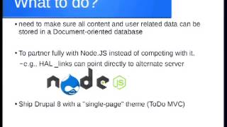 DrupalCon Portland 2013: MAKING DRUPAL THE BEST REST SERVER FOR SINGLE-PAGE APPS