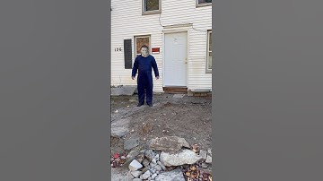 FOUND MICHAEL MYERS HOUSE!! #michaelmyers #halloween #scary #shorts #october