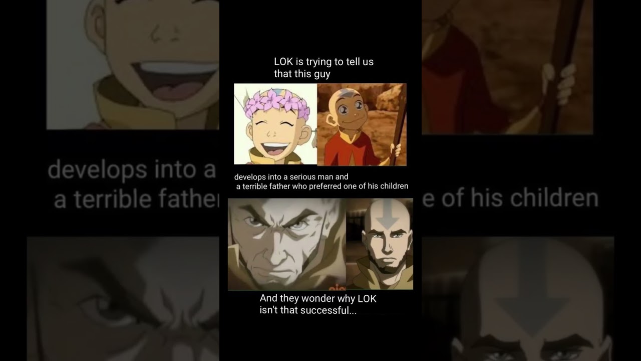 LOK Said Aang Was A Bad Father