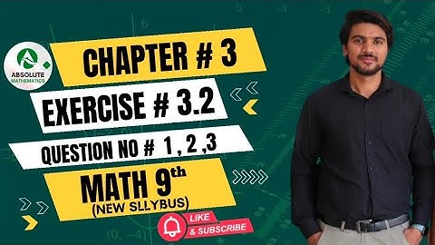 9th Class Math exercise 3.2 question no 1,2,3||Chapter 3 ||New Book 2025 || sets and Functions