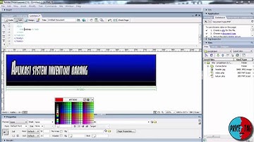 Tutorial Dreamweaver Aplikasi inventori barang | Part 1 Login dan Logout