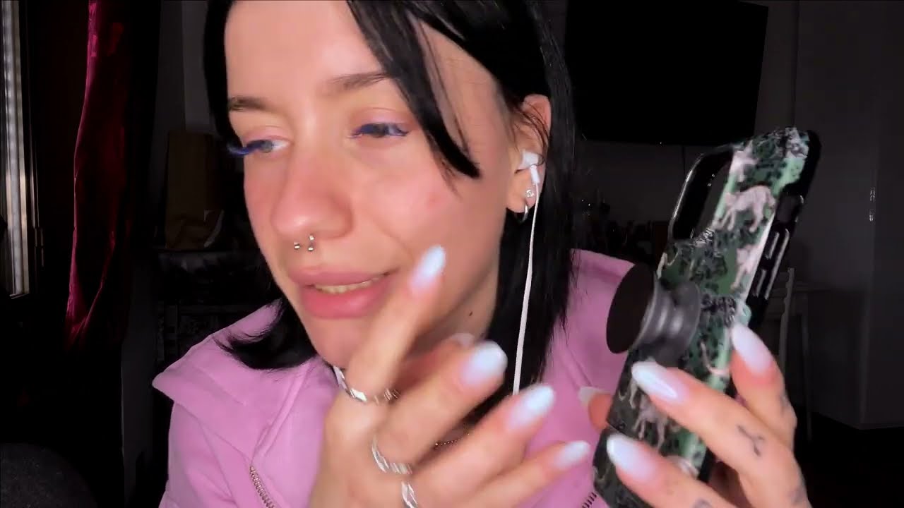 ASMR 🥱 ti mostro le mie cover per iPhone 14 PRO max, Tapping & Whispering