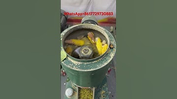 We are testing the new 300 type pellet machine again #pelletmachine #pelletmaker #pellet #feed