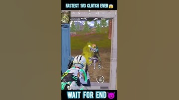 fastest 1v3 clutch 🔥 in PUBG Mobile/BGMI #shorts #pubgmobile #bgmi #youtubeshorts