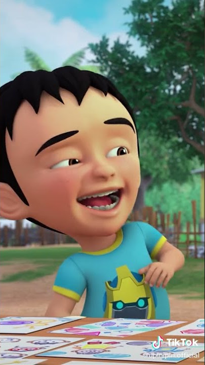 Upin Ipin jual lukisan!!!