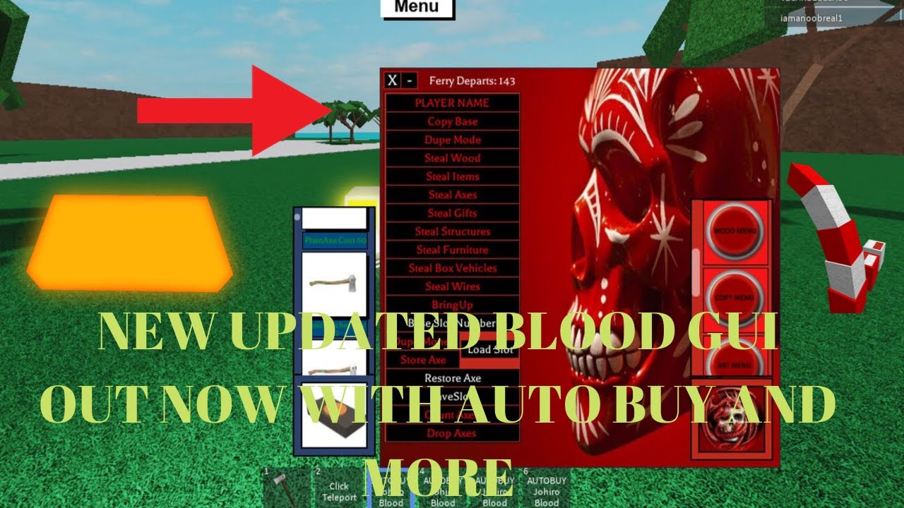 New Op Updated Blood Gui Out Now For Lumber Tycoon 2 With Auto Buy Gold Axe And More Youtube - читы для roblox lumber tycoon 2 mentderhydiz