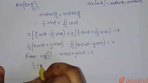 The locus of the point of intersection of the tangents to the circle `x=r |Class 12 MATH | Doubtnut