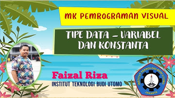 VB 10   Tipe Data   Variabel   Konstanta