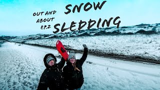 Out And About EP.2 snow sledding (Insta360 one R) screenshot 3