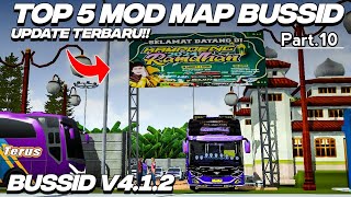 TOP 5 MOD MAP BUSSID UPDATE TERBARU V4.1.2 Part .10 | Bus Simulator Indonesia