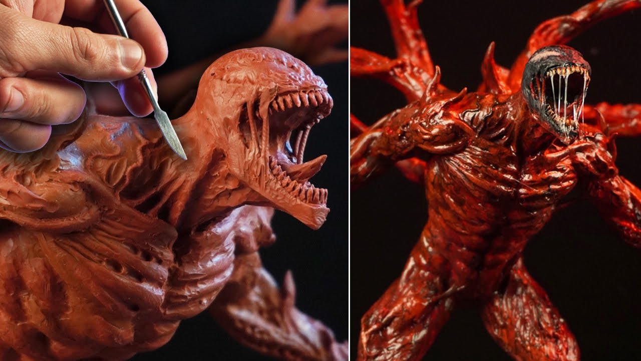 ⁣Sculpting CARNAGE | Venom Let There Be Carnage