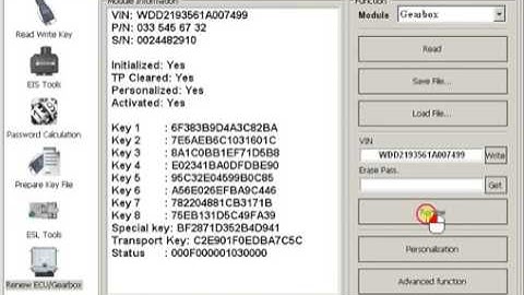 How to use VVDI MB BGA Tool to Renew Gearbox