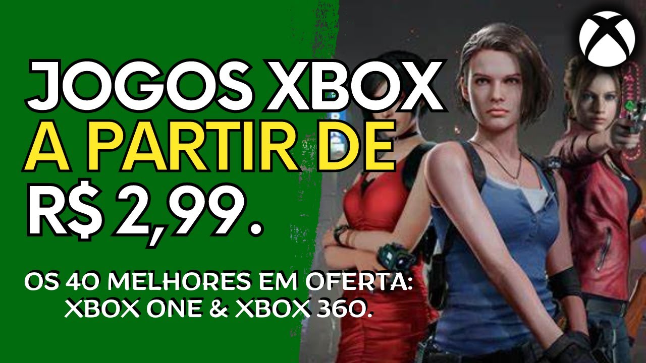 Promoção traz jogos de Xbox One e Xbox 360 por a partir de R$ 59,90