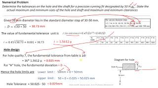 Mechanical Measurement and Metrology  Tolerance  Limits fit problem1 - MMM screenshot 5