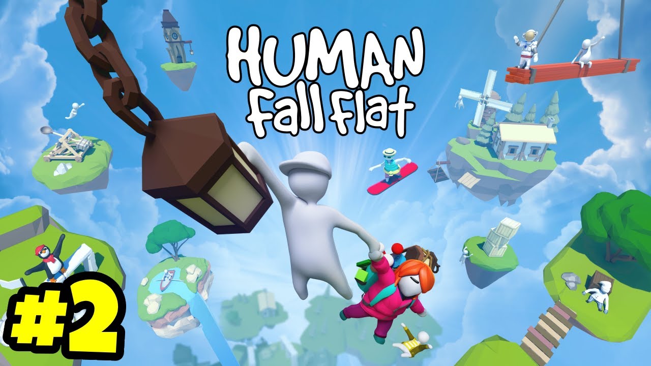 Human Fall Flat - Rope Swing Fun [2]