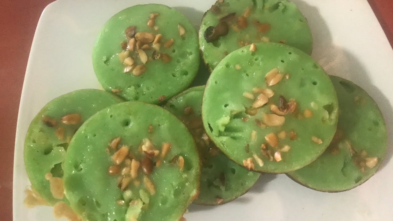 Membuat Kue Angka Daong Pondang kacang