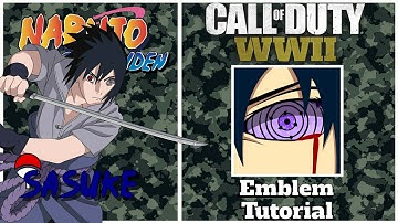 WW2 | Rinne-Sharingan Sasuke Eye Emblem Tutorial | CoD World War 2 Emblem Tutorial #5