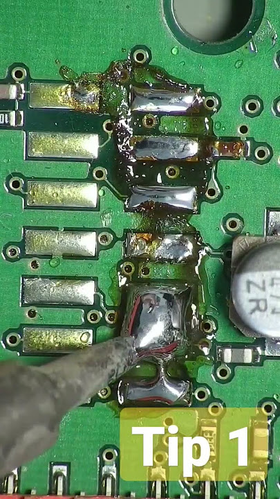 Soldering tips and triks - tip 1   #somethingaboutelectronics