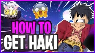 How to get Haki QUICKLY in Roblox Grand Piece Online