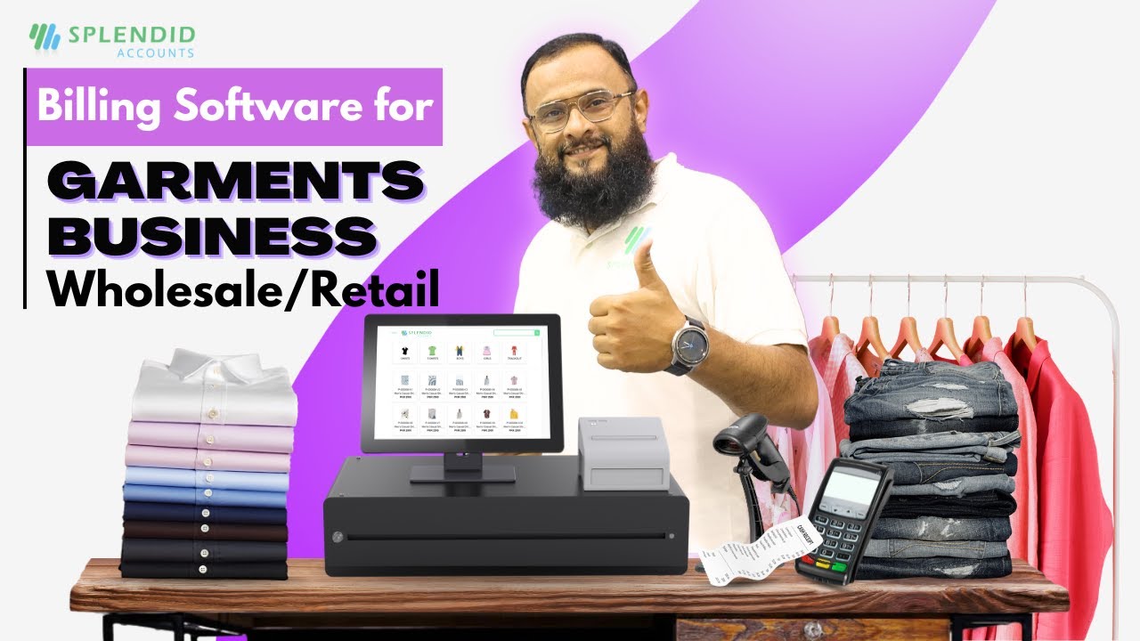 Garments billing software in pakistan | Garments software | Wholesale & retail | Splendid Accounts