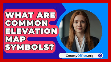 What Are Common Elevation Map Symbols? - CountyOffice.org