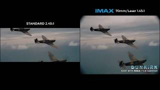 DUNKIRK — IMAX 70mm footage vs Standard footage