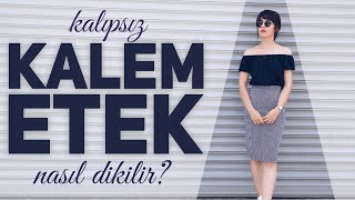 Kalem Etek Nasıl Dikilir ? | Kalıpsız | En Kolay Fermuar Dikimi