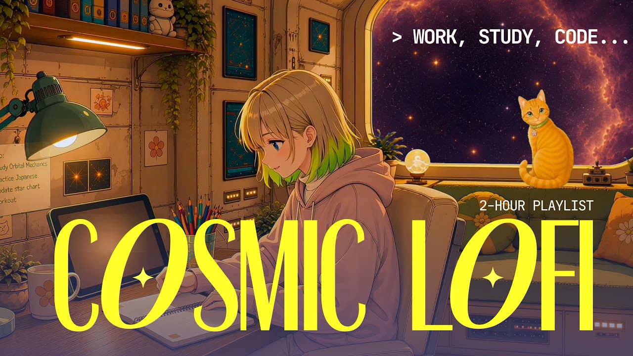 Guarda Deep Focus Lofi 🌌 2 Hours for Study, Work & Coding | Cozy Space Ambience su YouTube Guarda Deep Focus Lofi 🌌 2 Hours for Study, Work & Coding | Cozy Space Ambience su YouTube