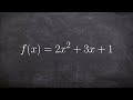 Determine the end behavior of a polynomial