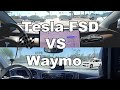 Tesla FSD 10.4 VS Waymo