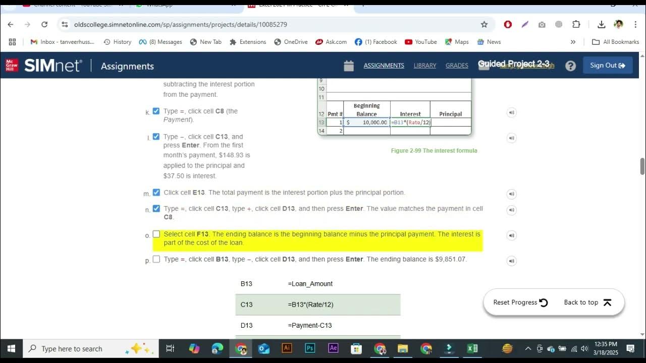 Excel 2021 In Practice - Ch 2 Guided Project 2-3 | Guided Project 2-3 ...
