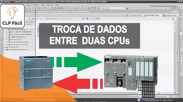 Troca de dados entre CPUs - Comunicação entre dois CLPs - TIA PORTAL | CLP Fácil