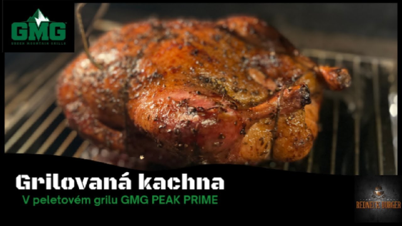 Grilovaná kachna v peletovém grilu / Grilled duck in pellet grill