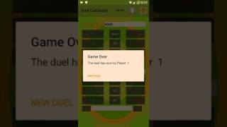 Duel Calculator - Android App screenshot 1