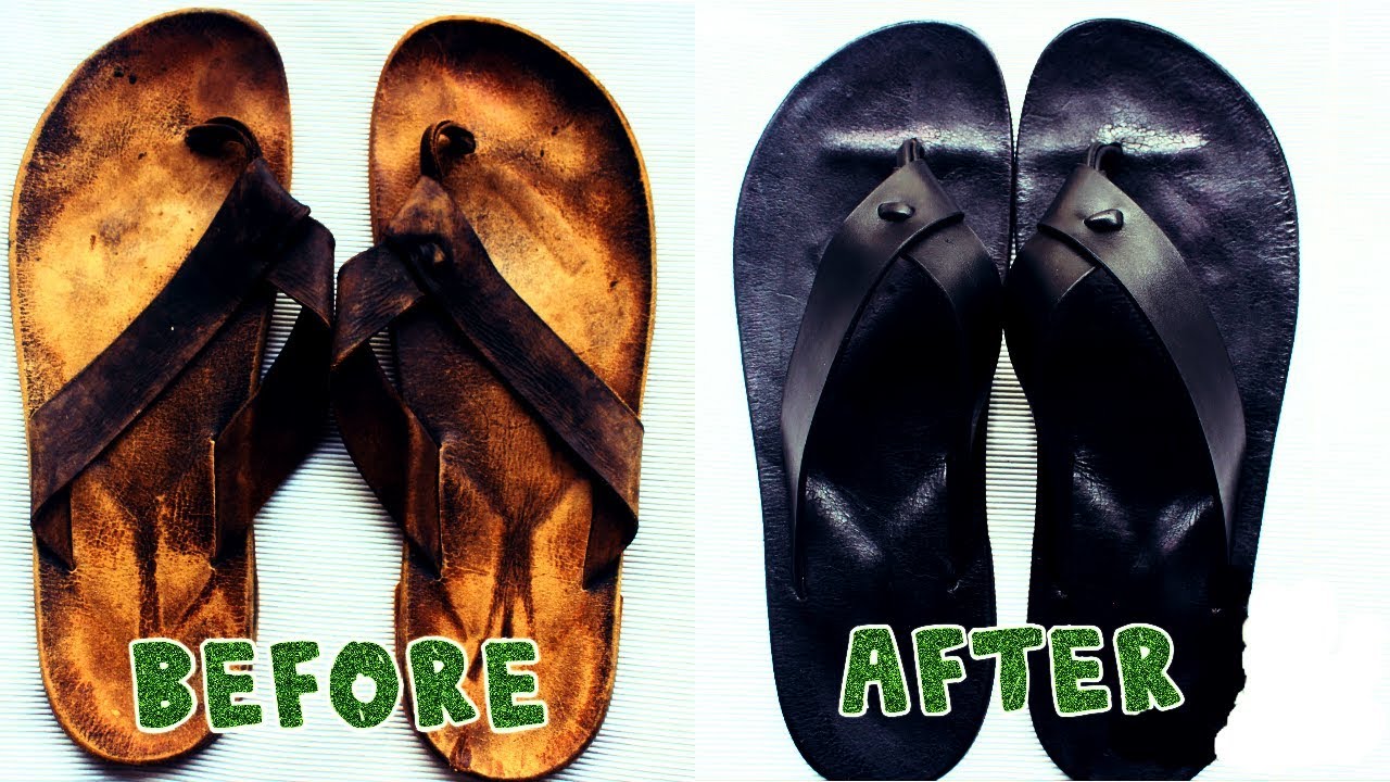 HOW TO REVAMP A PALM SLIPPERS - YouTube
