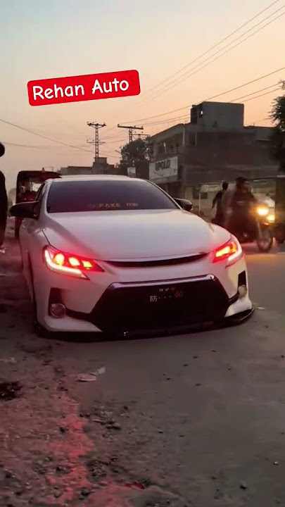Mark X #white full drop #markx tire rem and sports grill and sports car
