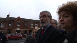 Gerry Adams welcomes Ian Paisley Jnr tribute to Martin McGuinness