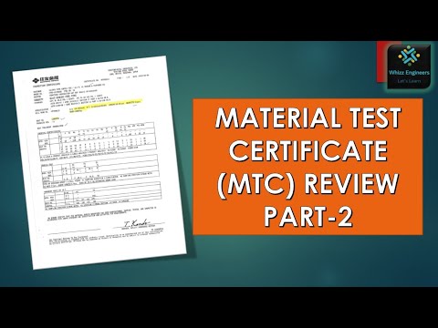 Video: Apa yang dimaksud dengan sertifikat material 2.1?