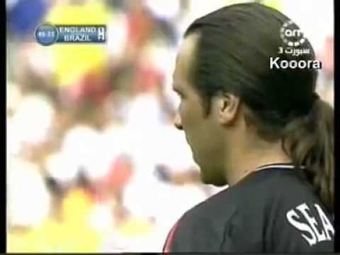 هدف رونالدينهو على انجلترا في كأس العالم 2002