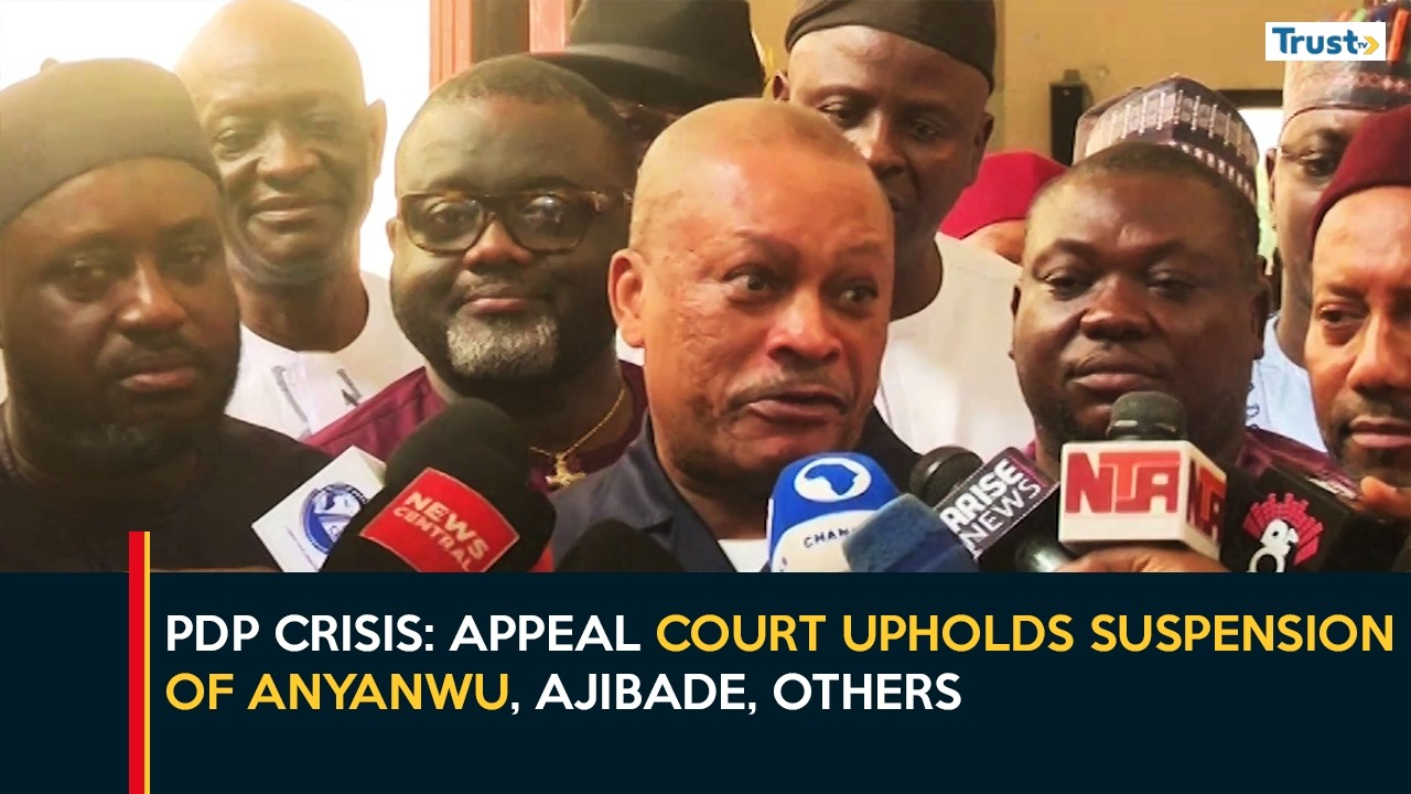 PDP Crisis: Appeal court upholds suspension of Anyanwu, Ajibade, others