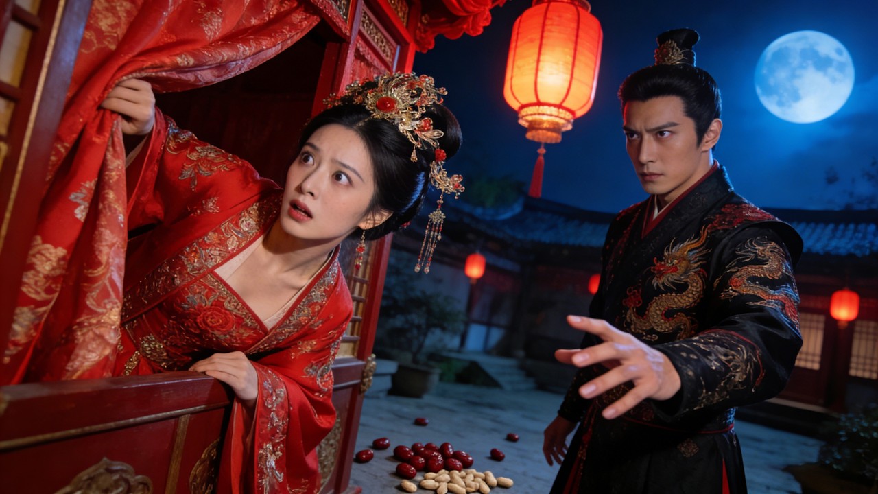 穿成冲喜新娘，新婚夜出逃变权谋王爷解药，王爷心头血救她7日却遭换药惨死！七年后果女一举动悔断帝王肠