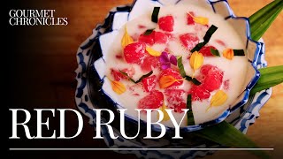 Red Rubies (Tub Tim Grob), Thailand Special Desserts Recipe