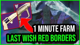 EASY 1 MINUTE Last Wish Red Border Farm Guide Destiny 2 Season of the Deep